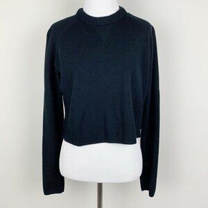 CO By Cotton On Solid Black Womens Sweater